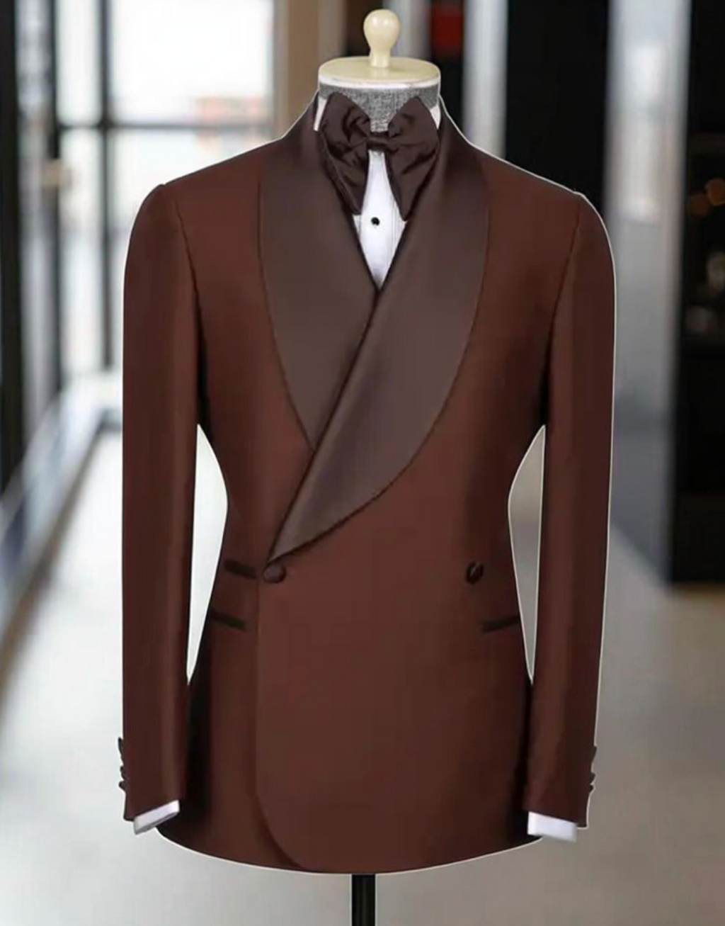 Men's Elegant Navy Blue Suit