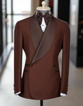 Men's Elegant Navy Blue Suit