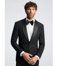 Luxury Men's Black Tuxedo Suit