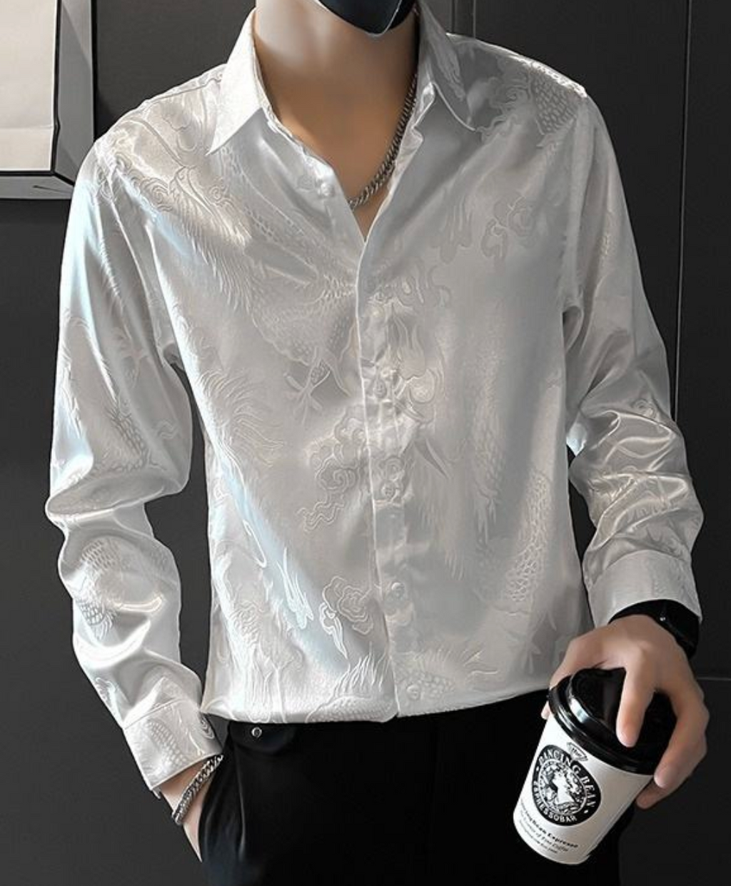 Men's Trendy Retro Printed Shirt