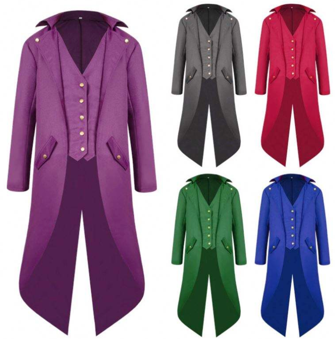 Men's Medieval Vintage Tailcoat