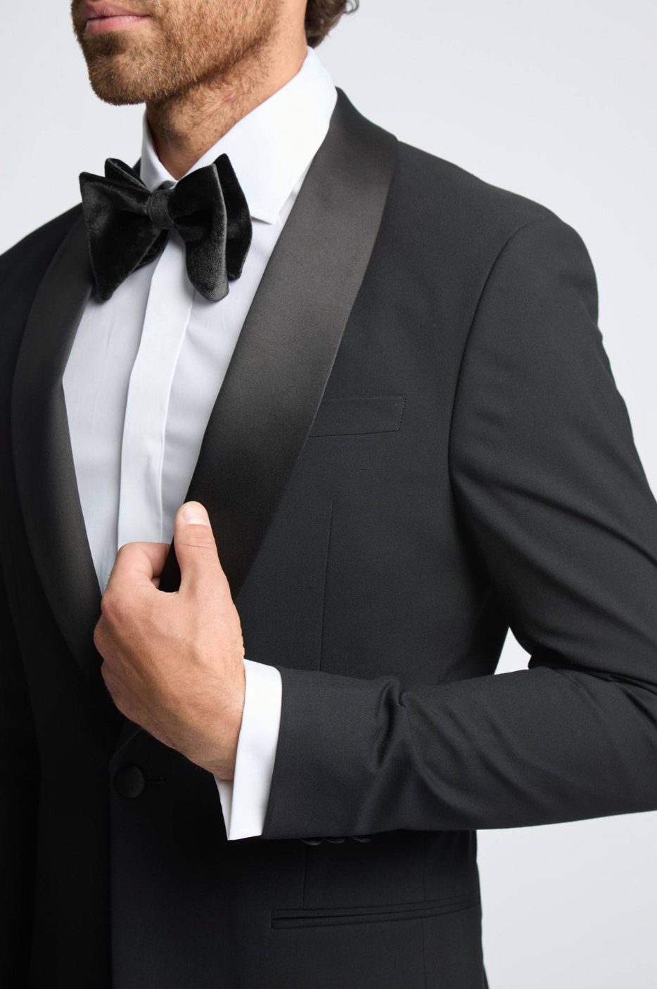 Luxury Men's Black Tuxedo Suit