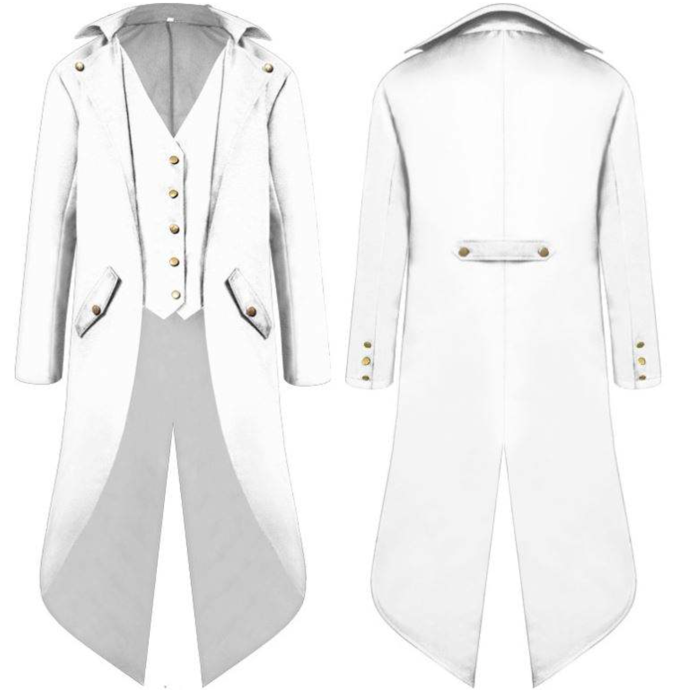 Men's Medieval Vintage Tailcoat